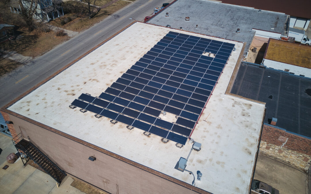 ES Lighting Solar Array in Lawrence, Kansas.